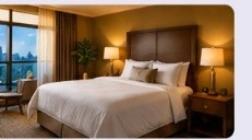 Nearby hotel room accommodations
