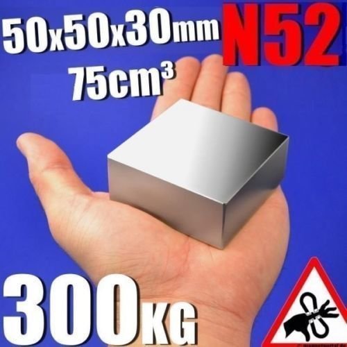 Rare Earth Neodymium N52 Bar Block Rectangular Magnet